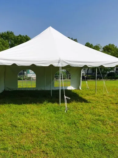 20 x 20 high peak pole tent for sale
